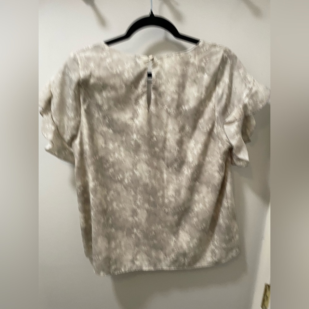 NWT! Modest Ruffle Sleeve Blouse - Picture 3 of 3